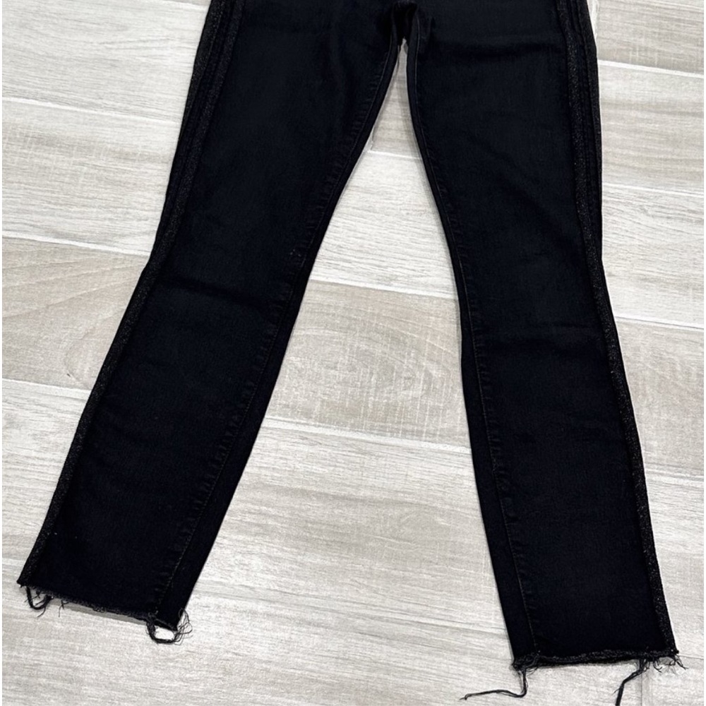 MOTHER HW LOOKER ANKLE FAY WASHED BLACK JEANS, Size 26 Excellent Condition - Picture 5 of 12